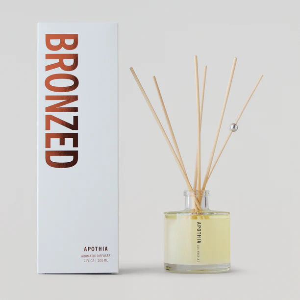 APOTHIA Bronzed Diffuser | Solar Floral Reed Diffuser