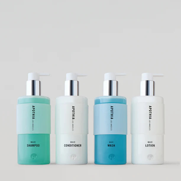 APOTHIA Wave Coastal Care Bundle | Shampoo, Conditioner, Wash & Lotion