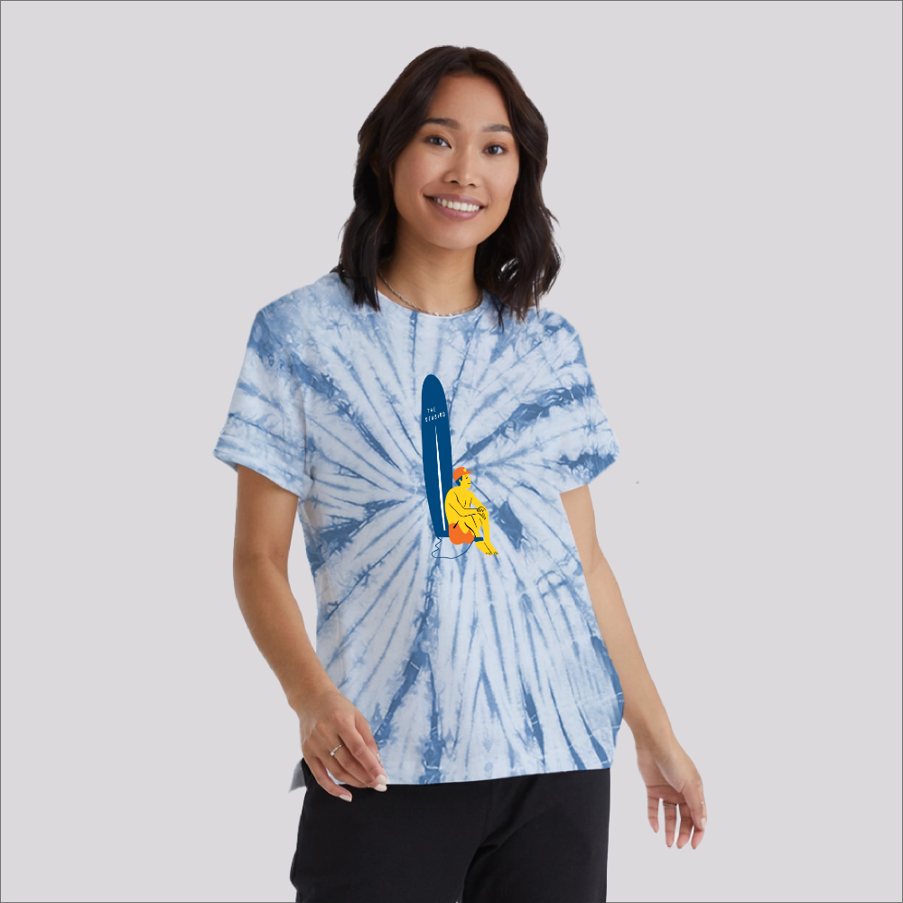 Long Sleve Seabird Logo Tie Dye