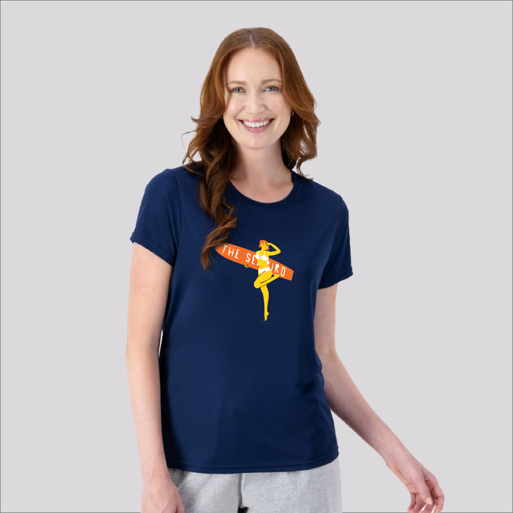 Pin-Up Sufer Girl T-Shirt