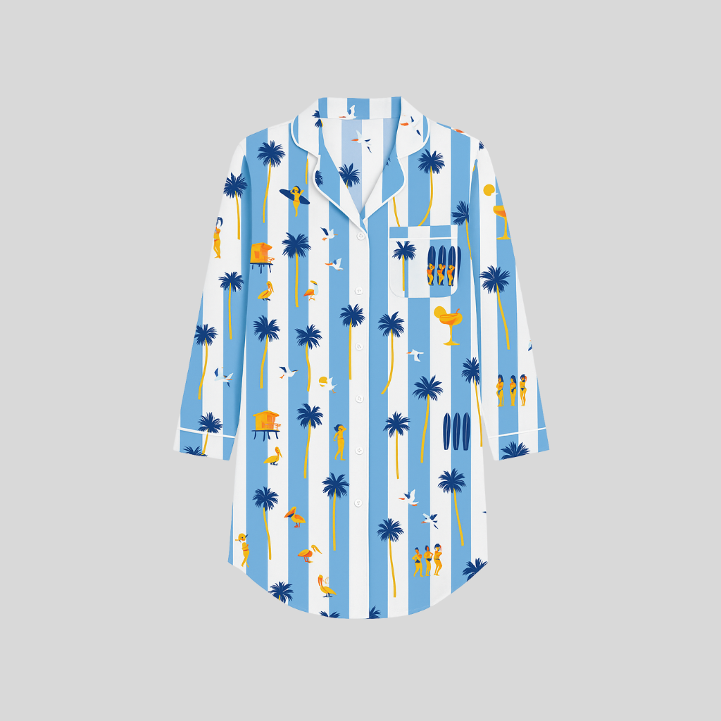 The Seabird Ocean Resort & Spa Logo Sleep Shirt